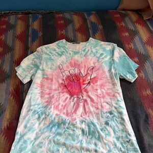 Men's blue T-shirt